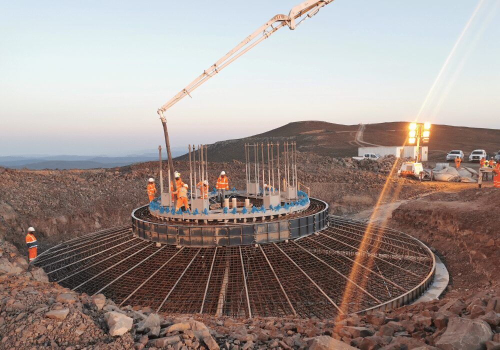 civil engineering teams inside a turbine
