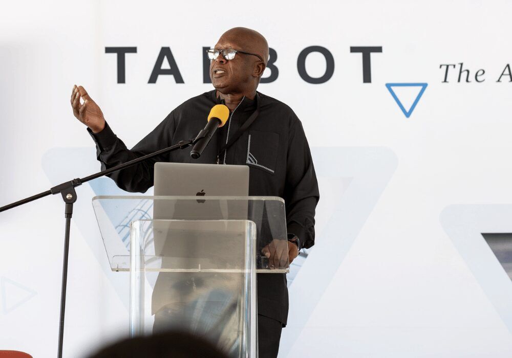 Sello Moloko, Executive Chairman and co-founder of Thesele Group, delivers the keynote address on the investor perspective of water.